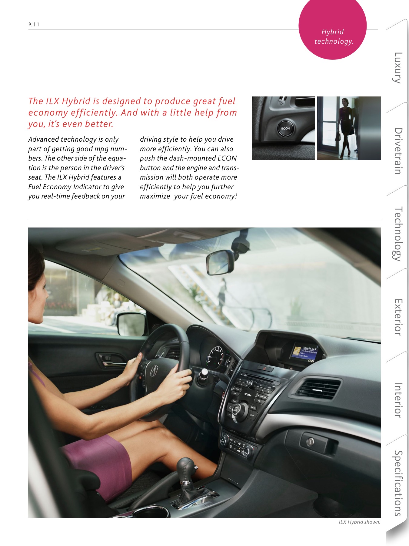 2014 Acura ILX Brochure Page 14